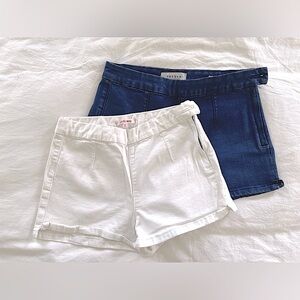 Lot of 2 Women’s Shorts High Waist Denim Size 26